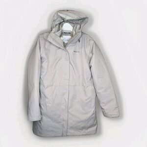 Womens XL Columbia Long Valley Interchange Insulated Waterproof Hooded Jacket